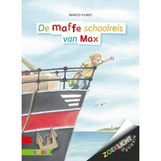 👉 M5 Zoeklicht dyslexie MB Marco Kunst hardcover De maffe schoolreis van Max 9789048728282