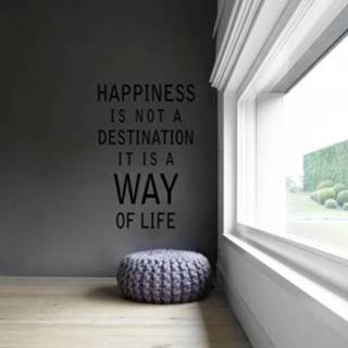 👉 Tekststicker Happiness
