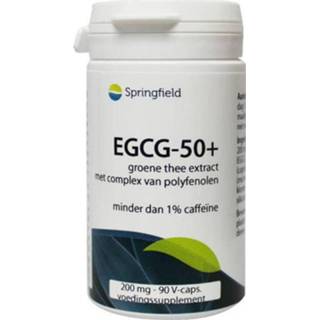 Springfield EGCG groene thee 50+, , 90vc Groene thee EGCG 50+ (Springfield) | 90vc