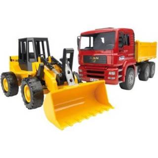 👉 BRUDER Construction truck with articulated road loader
