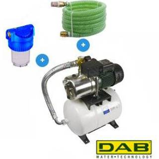 👉 Hydrofoorpomp DAB Aquajet-Inox 102 M + aanzuigslang filter 8059893091451