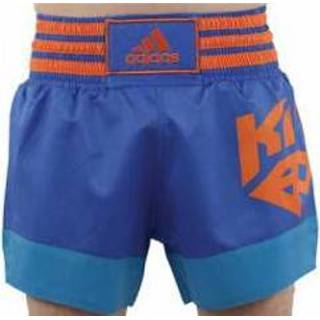 👉 Kickboks broekje blauw oranje Adidas - Blauw/Oranje