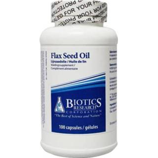 Biotics Lijnzaad flax seed oil, Lijnzaad flax seed oil (Biotics) | 100cap