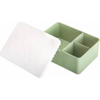👉 Lunchbox Vrij van BPA ftalaten HDPE morgen in huis peuterspeelzaal Blafre Rechthoekig - Polar