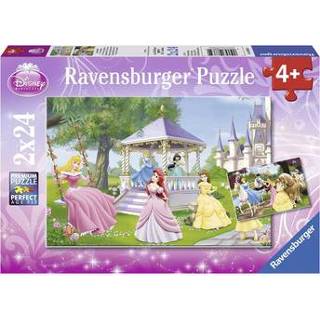👉 Puzzel kid Ravensburger 2x24 stukjes Disney: Betoverende prinsessen