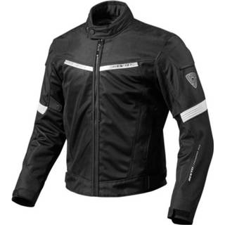 👉 Zwart wit REV'IT! Airwave 2 Motorcycle Jacket Black-White