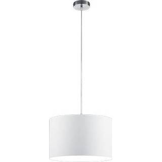 👉 Hanglamp rond plafond binnenverlichting hanglampen wit textiel Trio Serie 3033