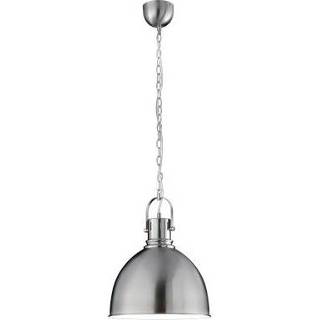 👉 Industriële hanglamp plafond binnenverlichting rond hanglampen nikkel mat metaal Trio serie 3005 industriele