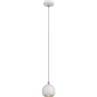 Hanglamp plafond binnenverlichting hanglampen rond wit chroom staal SLV Light Eye BALL