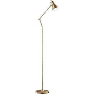 👉 Vloer lamp metaal binnenverlichting vloerlampen rond oud brons Trio Serie 3005 Vloerlamp OUDBRONS