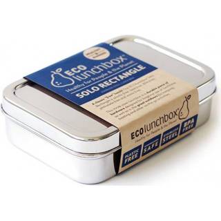 👉 Lunchbox RVS morgen in huis Eco - Broodtrommel Solo Rectangle