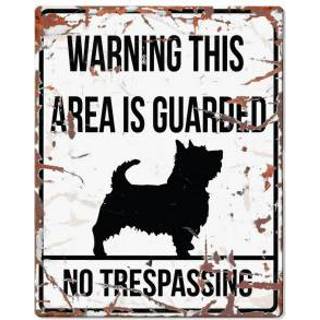 👉 Waarschuwingsbordje wit D&D - Waarschuwingsbord Square Terrier (wit) 4047059434536
