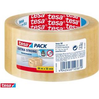 👉 Transparant PVC Tesa tape 50mm x 66m (1 rol) 4005800056789