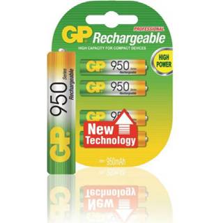👉 GP 950 mAh oplaadbare batterijen AAA 1.2V 4891199079078