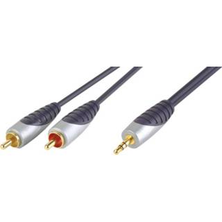 👉 Bandridge Stereo mini jack naar 2x tulp kabel extra hoge kwaliteit 5412810129348 8717587005220