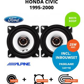 👉 Luidspreker Budget speakers voor Honda Civic 1995-2000