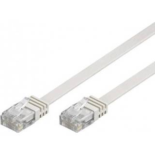 👉 Wit Cat5e 0.5M platte UTP kabel