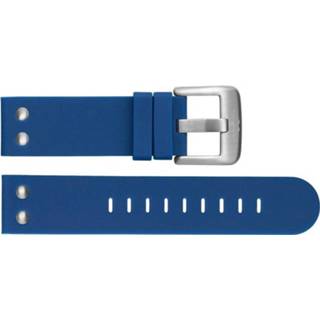 👉 Horlogeband blauw silicoon geen stiksel pushpinbevestiging TW Steel TWB500 22mm 8719217066601