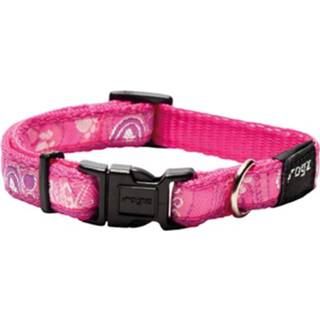 👉 Roze Rogz Dog Collar Pink Paw