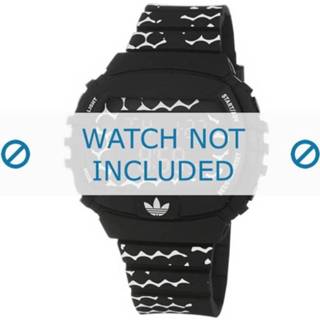 👉 Horlogeband zwart rubber silicoon Adidas ADH6118 22mm 8719217029538