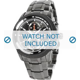 👉 Horlogeband grijs staal geen stiksel pushpinbevestiging Seiko SNAB53P1 / 7T62-0HL0 SNAB53J1 24mm 8719217022089