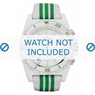 👉 Horlogeband groen textiel nylon Adidas ADH2667 24mm