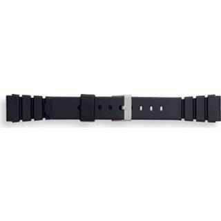 👉 Horlogeband zwart rubber geen stiksel pushpinbevestiging Morellato Tipo Seiko U0199198019MO22 / PMU019SEIKO22 22mm 8014942034933