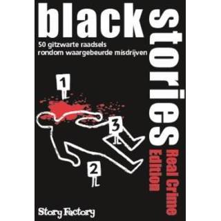 Stuks nederlands kaartspellen Black Stories Real Crime 8717953155474