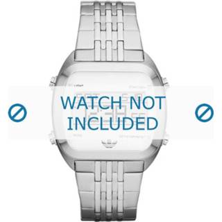 Horlogeband zilver staal Adidas ADH2733 24mm