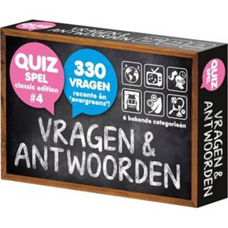 Stuks nederlands trivia spellen Vragen & Antwoorden (Classic Edition #4) 8438476210012