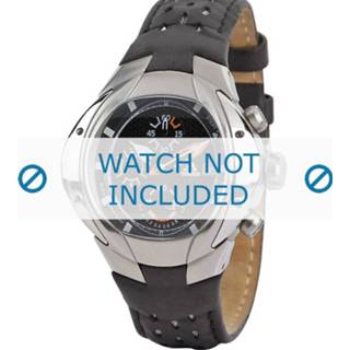 Horlogeband zwart leder stiksel bandpenbevestiging onbekend Adidas ADP1466 + 8719217021723