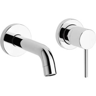 👉 Wastafelmengkraan chroom Nexxt Inbouw rond