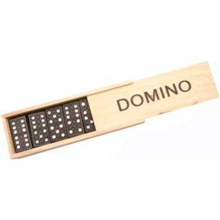 Dominospel houten stuks nederlands domino Spel In Kist 4002422033990
