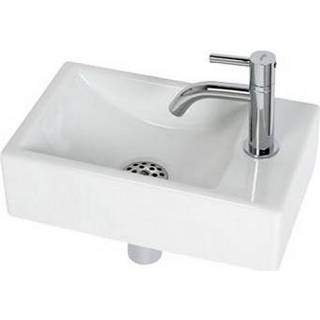 👉 Fonteinset wit keramische Plieger Austin compleet 37x23 cm rechts