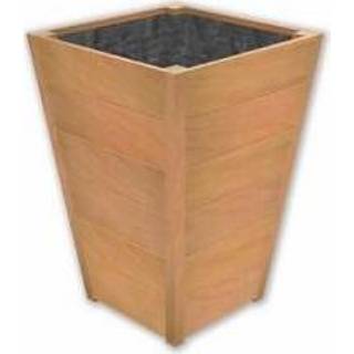 👉 Houten bloembak hout smal onbehandeld Sevilla 70x70x98 cm