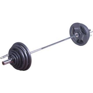 👉 Barbell large Tunturi 100 kg Olympische Tri-Grip Set 8717842026427