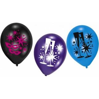 👉 Small Feestballonnen nieuwjaarsfeest 6 stuks