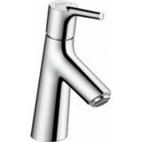 👉 Wastafelkraan chroom Hansgrohe Talis s 80 met push open, 4011097770116