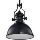 👉 Industriële hanglamp zwart Vintage Met Diffuser 32cm 7432022620622