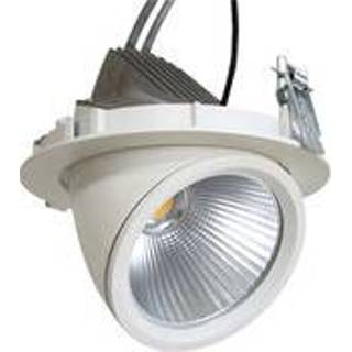 👉 Inbouwspot wit / Schijnwerper LED 10W, Wit, Rond, Kantelbaar, Incl. driver 3287187297974