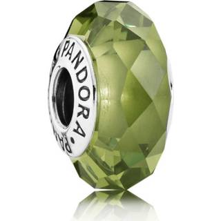 👉 Groene Pandora Olijf-groene Facet Kristal-bedel 791729NLG 5700302379969