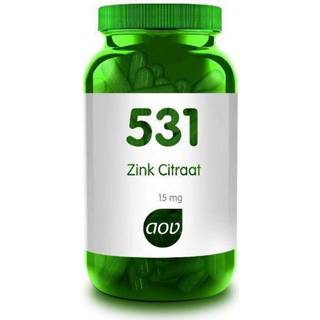 Zink AOV 531 citraat 15 mg (AOV) | 60cap 8715687605319