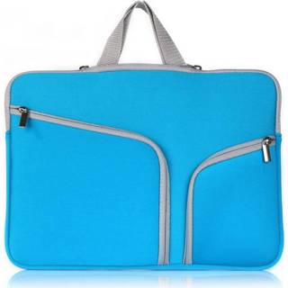 👉 Handtas blauw Asling zip laptop tas voor MacBook Air 11£¬6