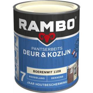 👉 Kozijn Binnenverf|Mat|Hout Rambo Pantserbeits Deur En Hoogglans Dekkend - 0,75 liter 8716242720508