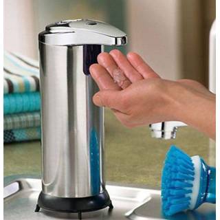 👉 Zeepdispenser RVS Luxe Automatische Touch Free Soap Dispenser Look 8438473823215