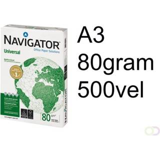 👉 Kopieerpapier wit Navigator Universal A3 80gr 500vel 5602024006126