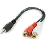 👉 Iggual Audio-/Stereokabel 3,5 mm 2 x RCA(H) 0.2 M 8435364312841