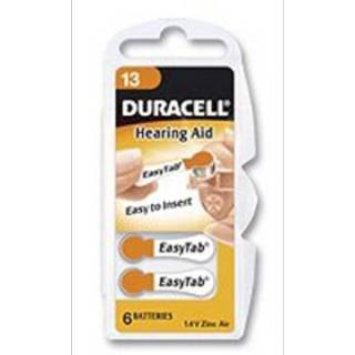 Duracell gehoorapp batterij 70556 DA13 Batterij Duracell DA13 gehoorapp 1,4V