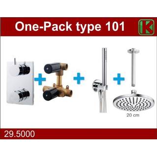 👉 Rheiner one-pack inbouwthermostaatset rond type 101 (20cm)