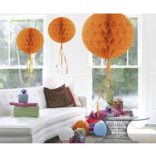 👉 Honeycomb bal oranje 30cm